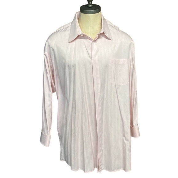 STACY ADAMS BUTTON DOWN COLLAR SHIRT SIZE 20 - Picture 1 of 5